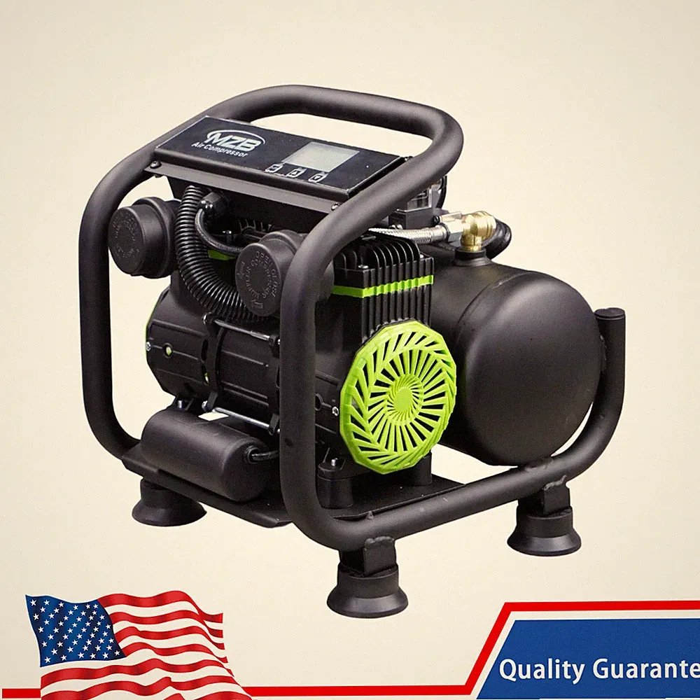 1.6 Gallon Air Compressor 110V/60Hz 1.2HP 70db High Efficiency Portable Oil-Free