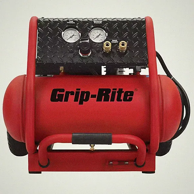 4-Gal. Ultra Quiet Single Tank Wheeled Portable Compressor