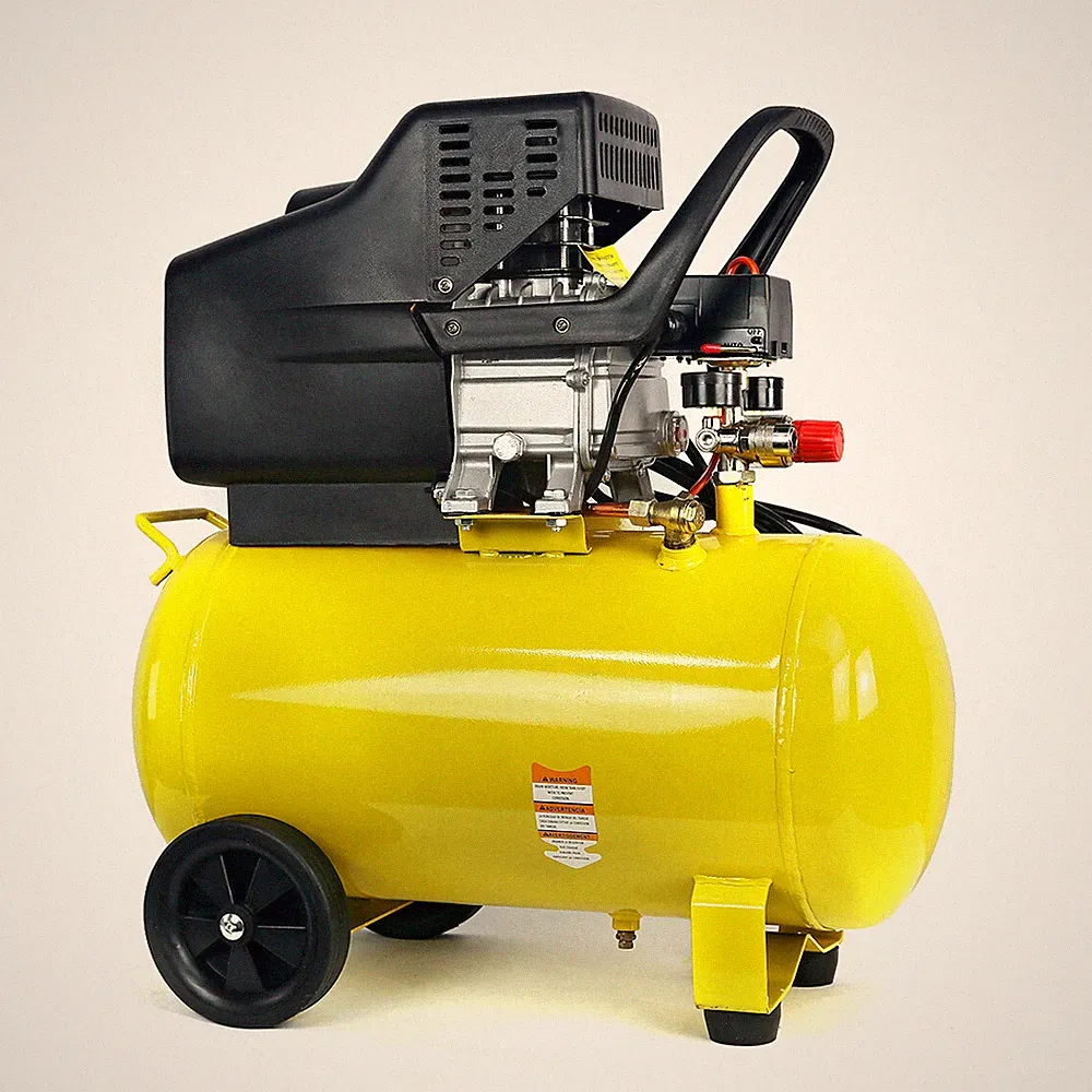 Portable 10-Gallons Air Compressor Hot Dog Adjustable Pressure 125PSI Gas 3.5HP