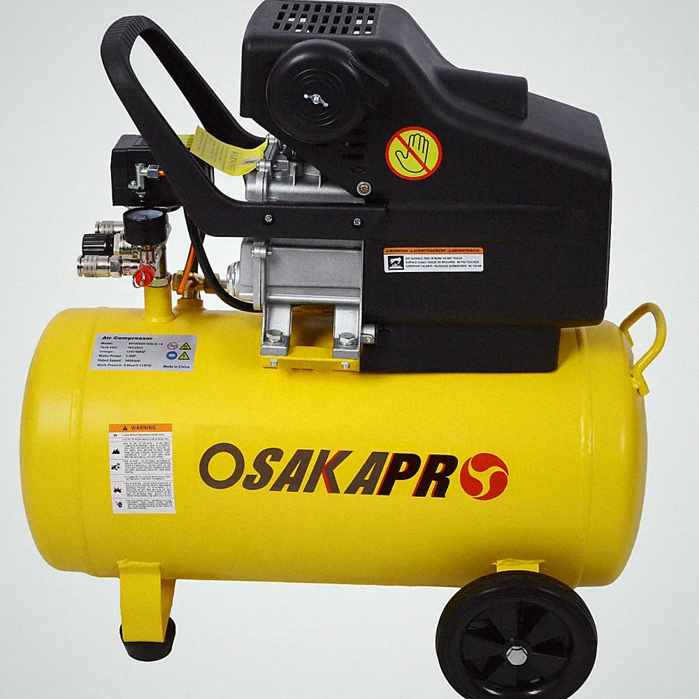 3.5HP Portable 10 Gal Oil-Lubricated Air Compressor Ultra Quiet Horizontal